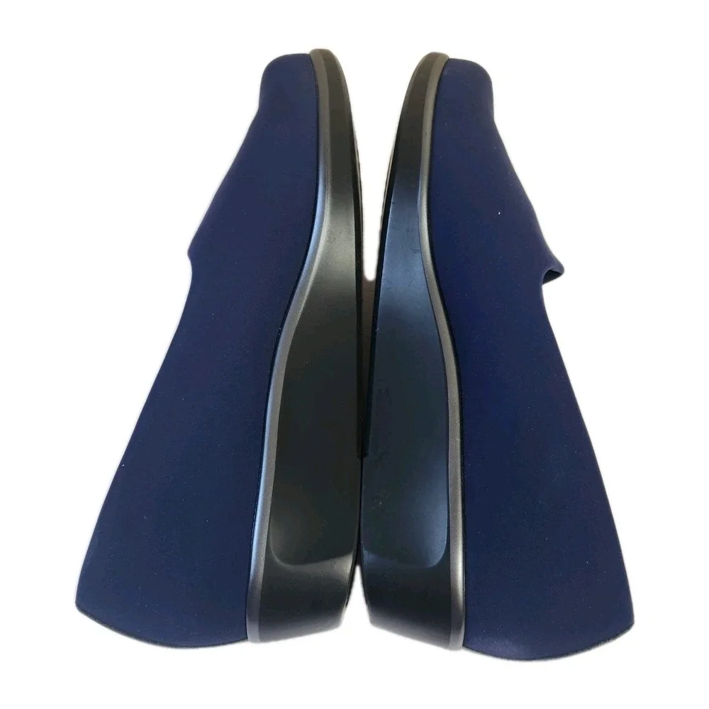 SAS Womans Tripad Comfort Wedge Loafer Blue Microfiber‎ Slip On Shoe Size 9.5 N
